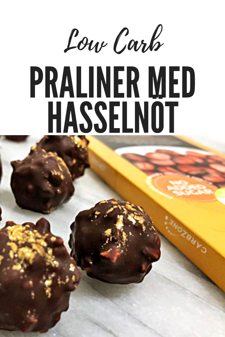 Chokladpraliner med hasselnötter