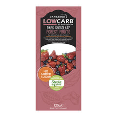 Low Carb® Mörk Choklad Forest Fruits - Utan Tillsatt Socker (125g)