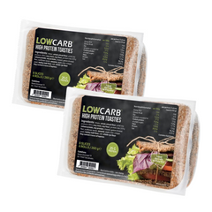 Low Carb® High Protein Toasties - Utan Tillsatt Socker (4x65g)