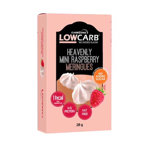 Low Carb® Heavenly Mini Raspberry Meringues - Utan Tillsatt Socker (28g)