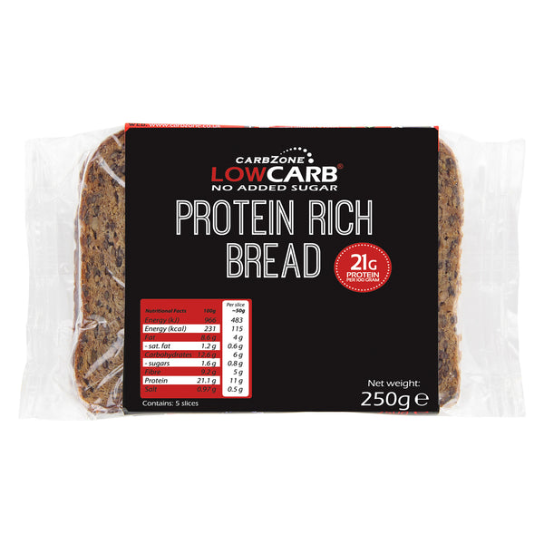 Protein Rich Bröd utan tillsatt socker | CarbZone